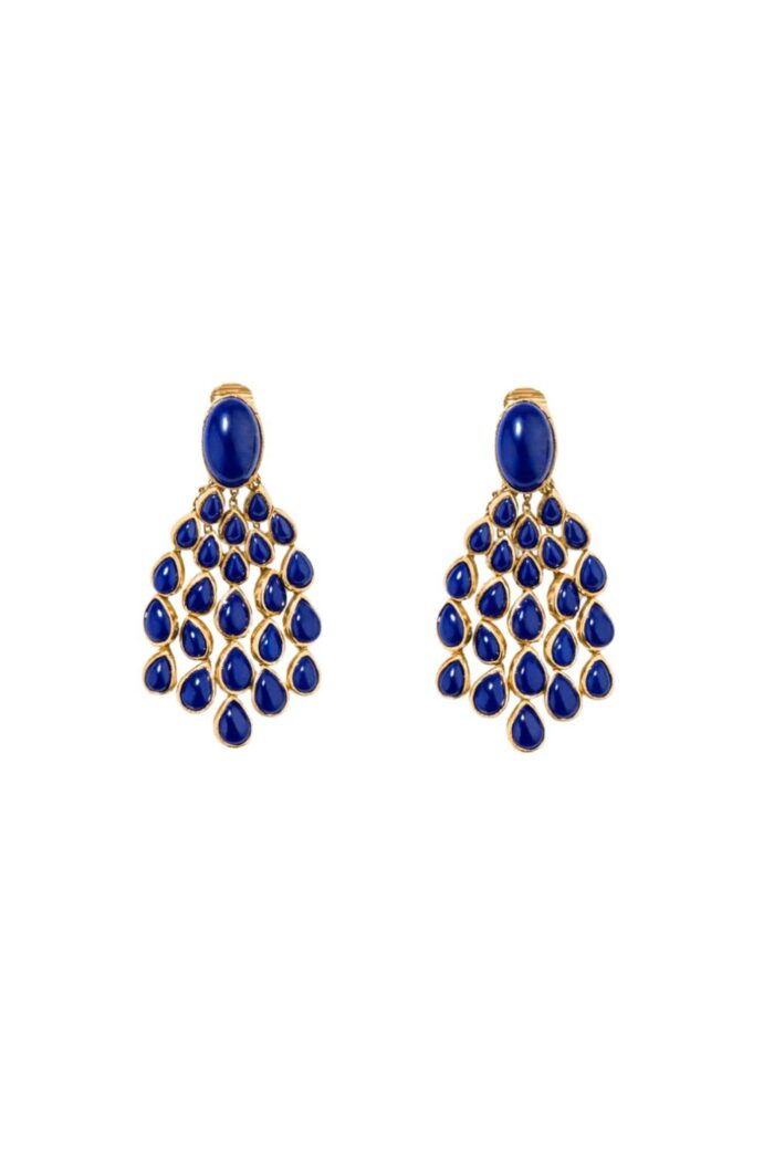 Aurelie Bidermann cherokee lapis lazuli earrings