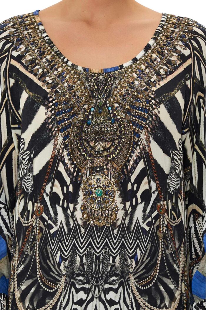 CAMILLA Bouson Sleeve A-line Frill Dress Knight in the Wild CAMILLA Bouson Sleeve A-line Frill Dress Knight in the Wild