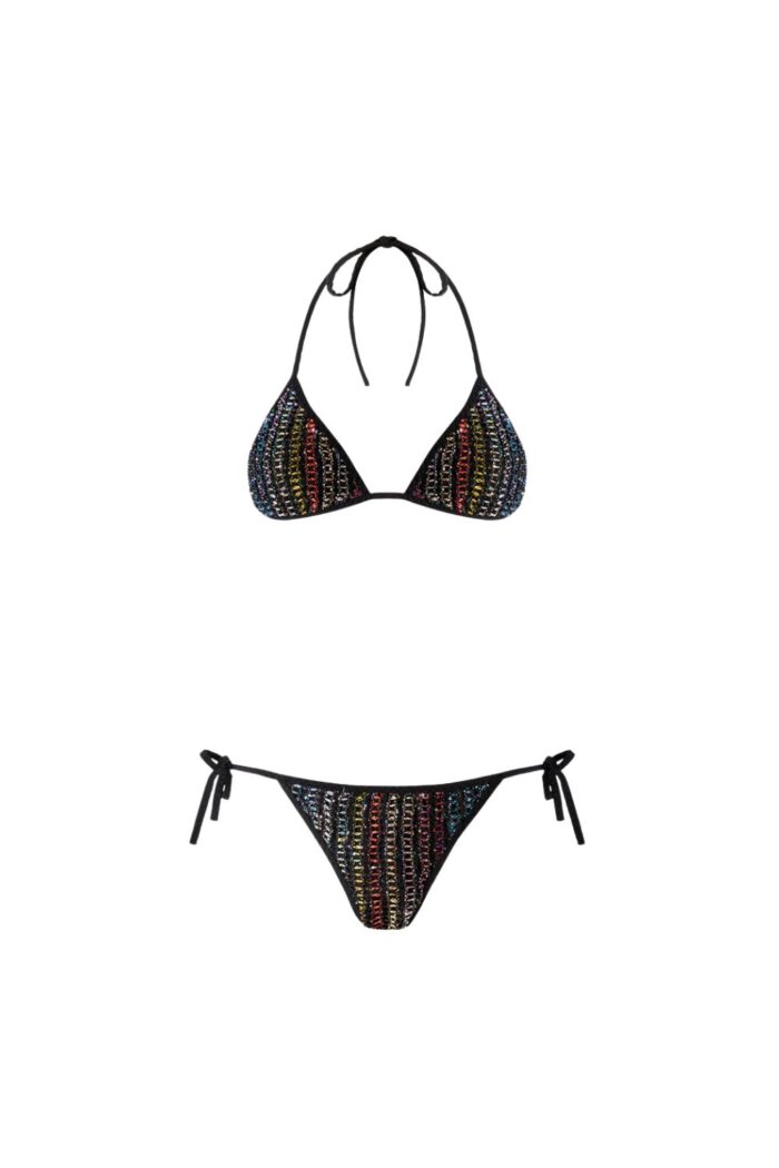 Missoni Mesh bikini with lamé and sequin details