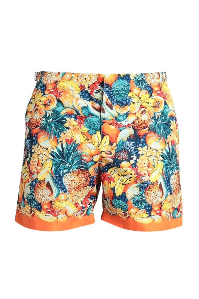 ORLEBAR BROWN Bulldog Club Swim Shorts Amber Mimosa ghost