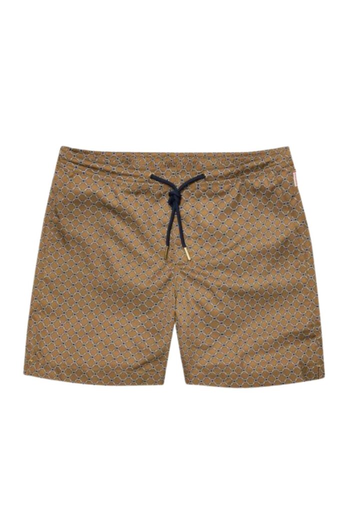 ORLEBAR BROWN Bulldog Drawcord Tessoro Swim Shorts Bronze