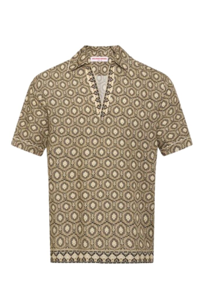 ORLEBAR BROWN Ridley SS Pasetto Shirt Bayleaf Green
