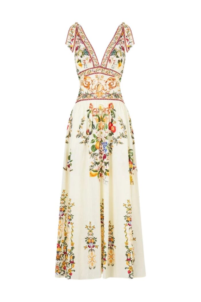 Camilla Tie Shoulder Dress VA VA VINTAGE