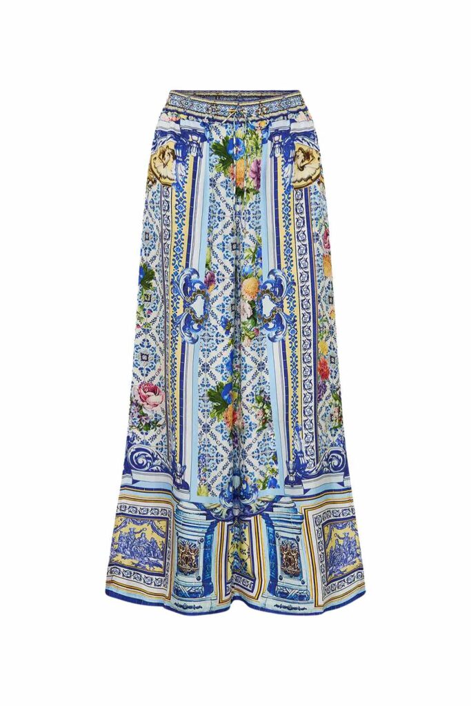 Camilla Straight Leg Pant Wall of Wonders ghost front