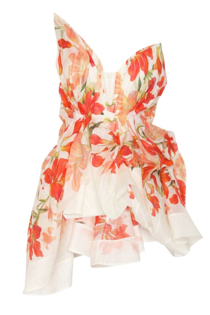 Zimmermann Tranquility Draped Bodice ghost