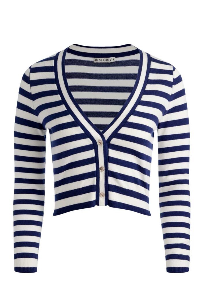 Grace Cardigan indigo-soft white