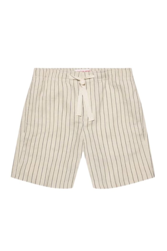 ORLEBAR BROWN Alex Fine Stripe Short Latte Night Iris ghost