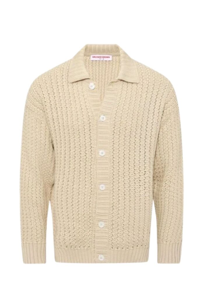 ORLEBAR BROWN Thomas LS Kitted Shirt Cashew ghost