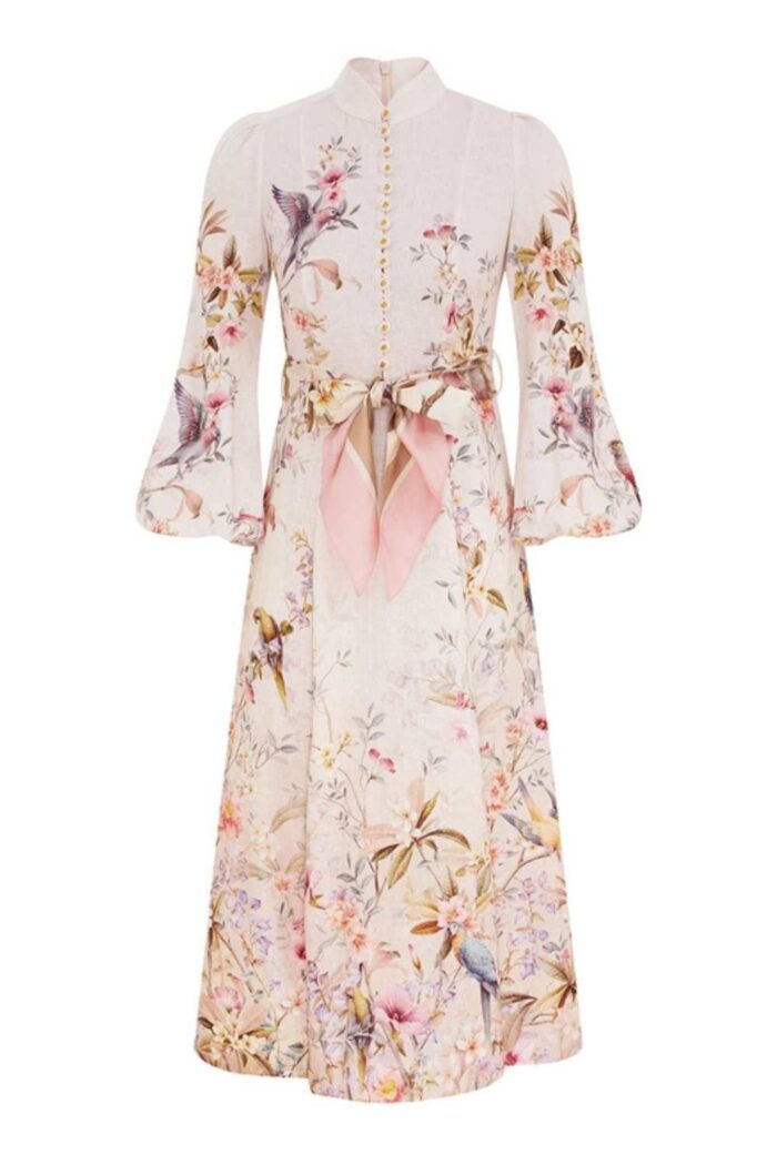Zimmermann Rebellion Button Midi Dress