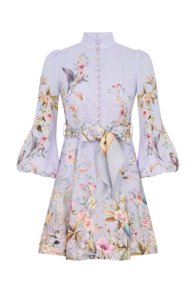 Zimmermann Rebellion Button Mini Dress