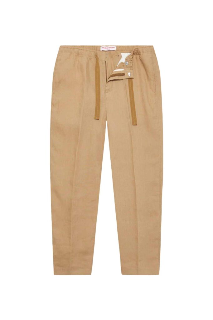 Alex Linen Trousers Biscuit