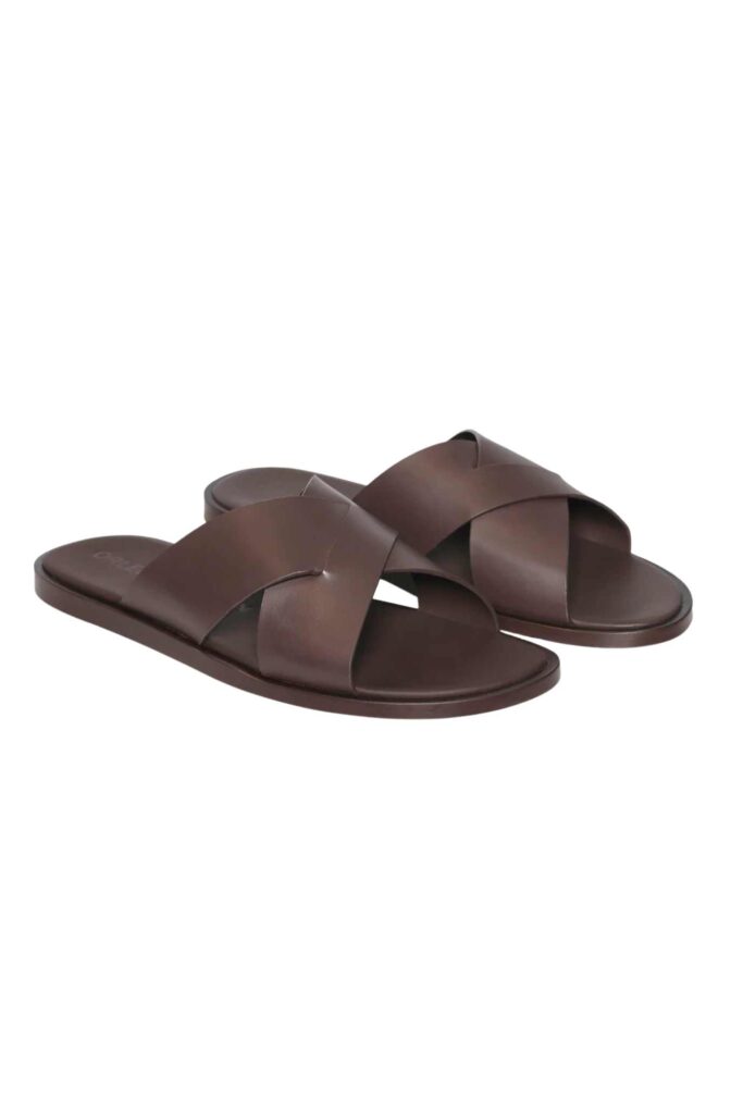 MURO Mens Leather Sandal
