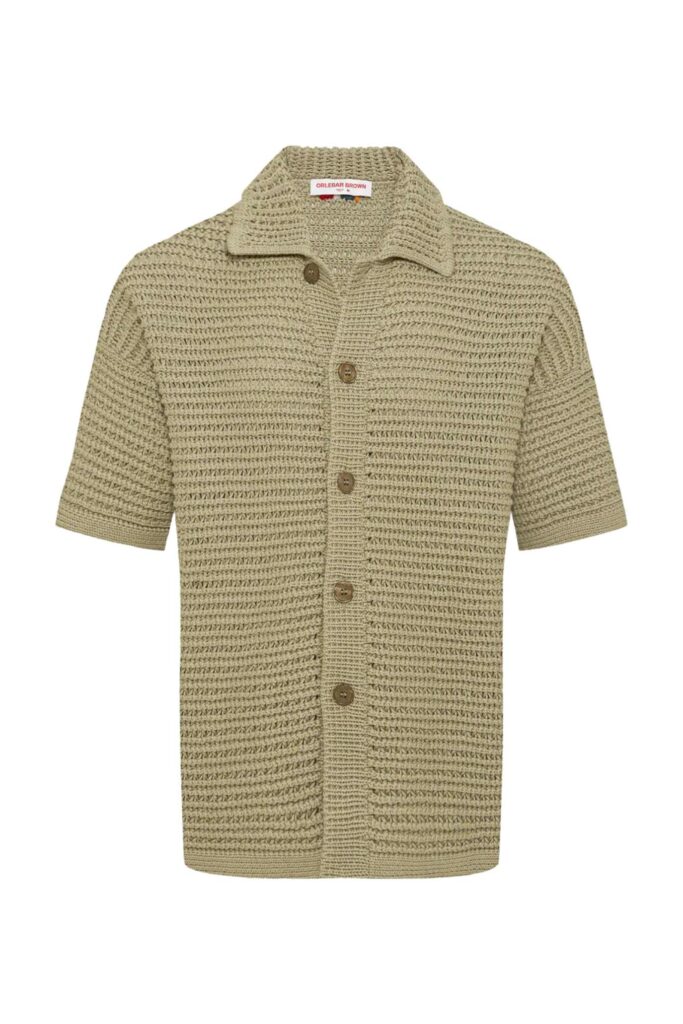 Thomas Knit Shirt Herbal Green