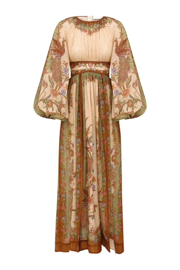 Zimmermann Indra Waisted Maxi Dress