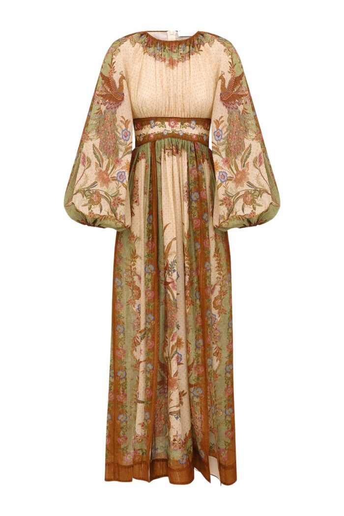 Zimmermann Indra Waisted Maxi Dress