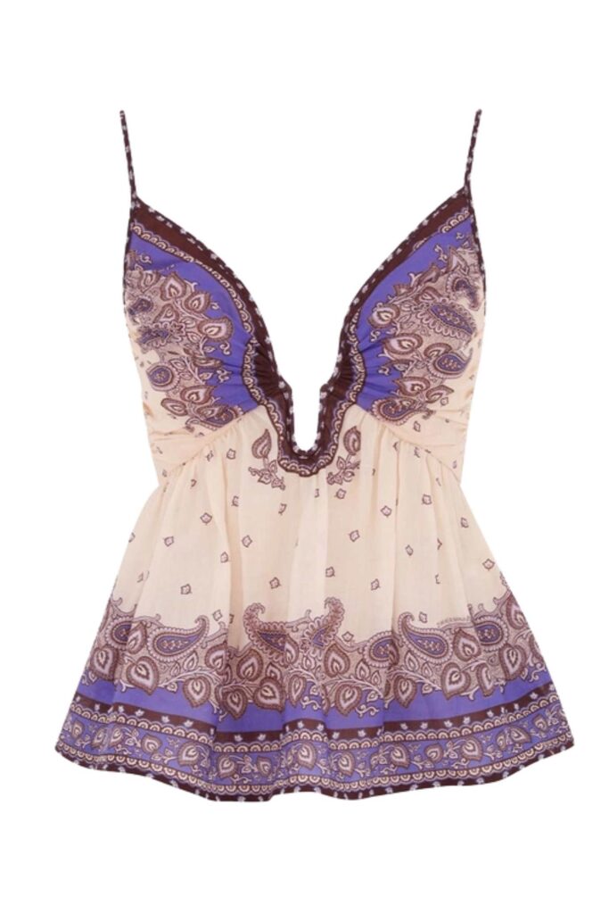 Zimmermann Maxine Cami Top ghost