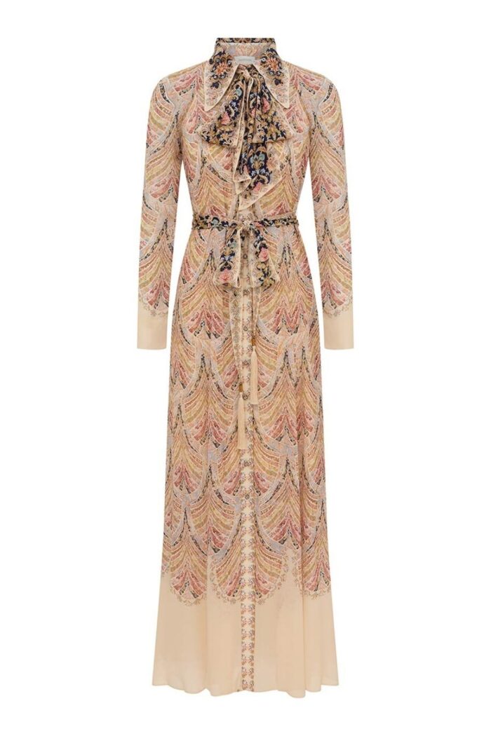 Zimmermann Valliant Shirt Dress ghost