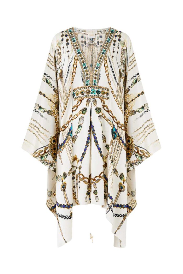 Camilla Short Kaftan with Waist CHAIN GANG