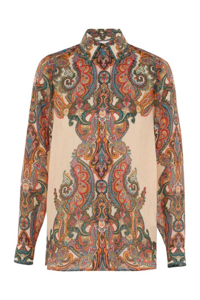 Zimmermann Ottie Oversized Shirt ghost