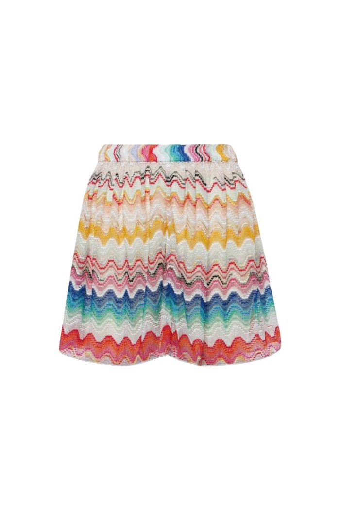 Missoni Zig zag High-rise printed shorts ghost