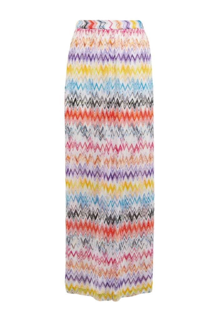 Missoni printed high rise wide leg pants ghost