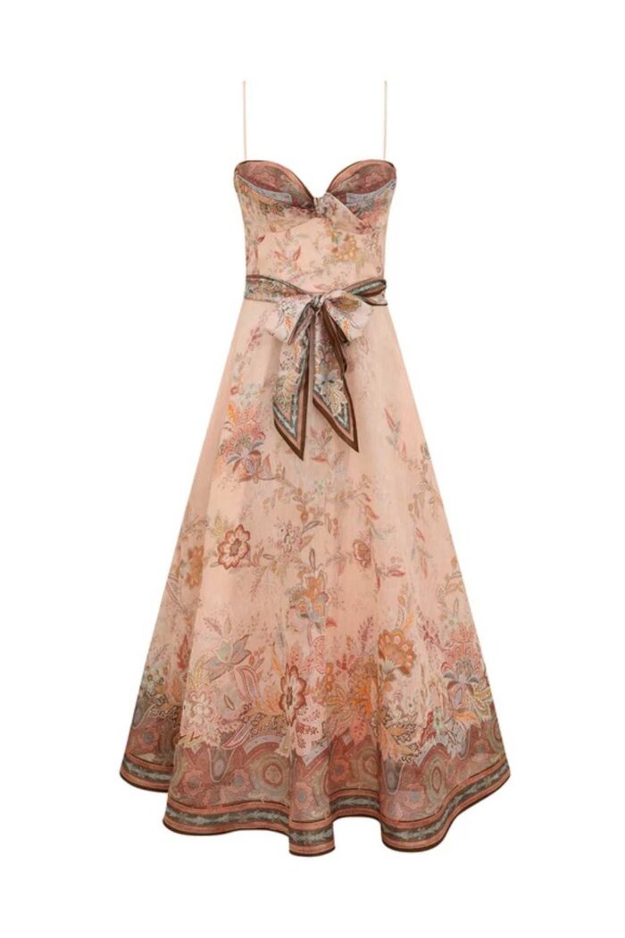 Zimmermann Alchemy Structured Midi Dress