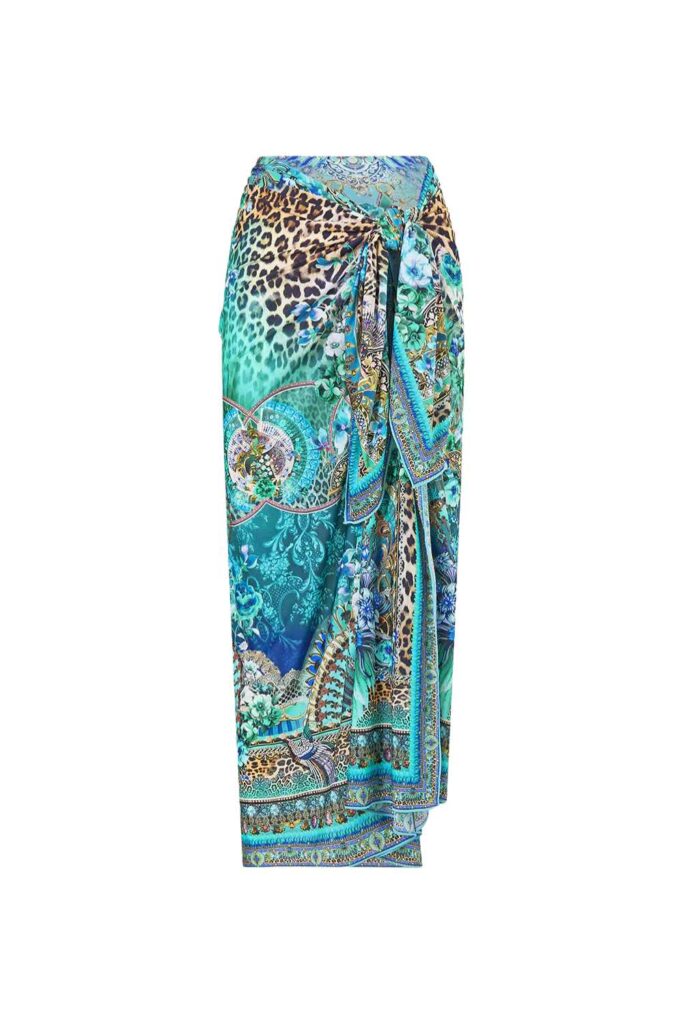 CAMILLA Multiwear Long Sarong FLAMENCO EUPHORIA ghost