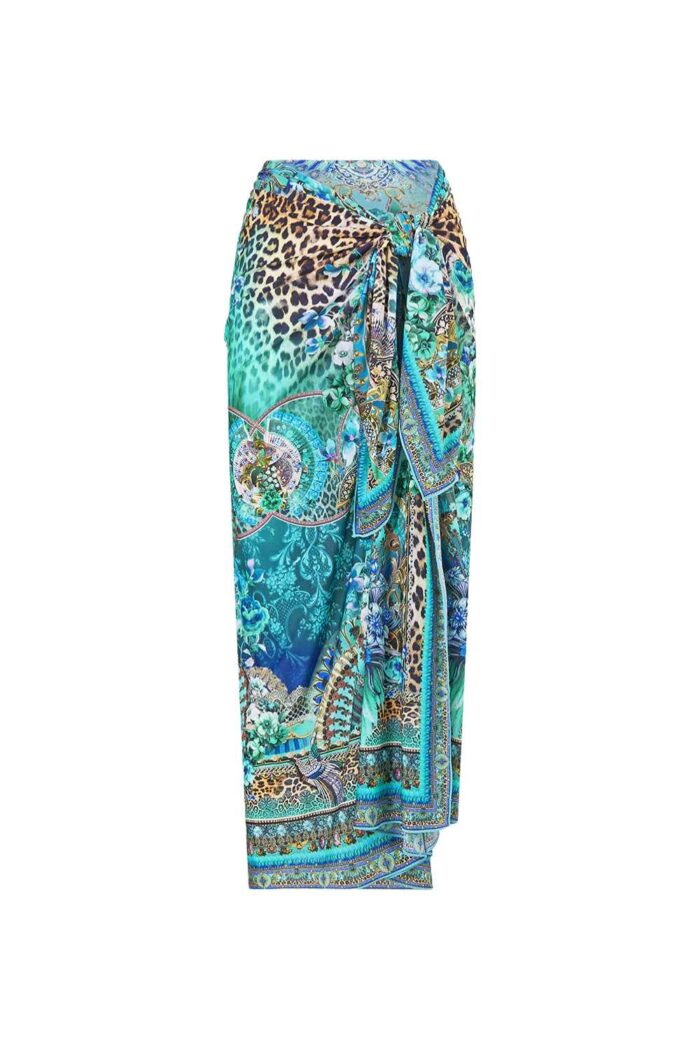 CAMILLA Multiwear Long Sarong FLAMENCO EUPHORIA ghost