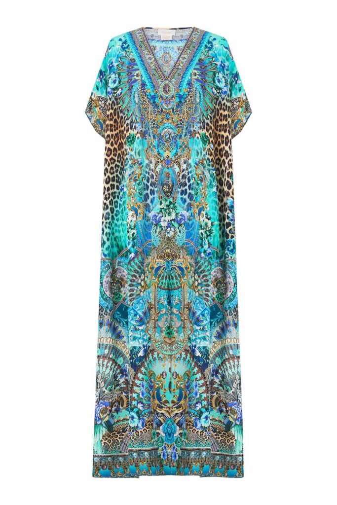 Camilla Slim Fit Kaftan FLAMENCO EUPHORIA ghost