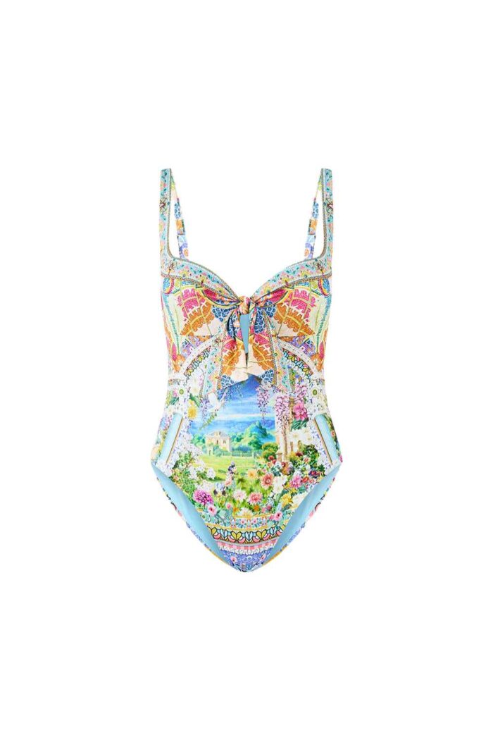 Camilla Sweetheart Scoop neck Onepiece NAVAS NOUVEAU ghost