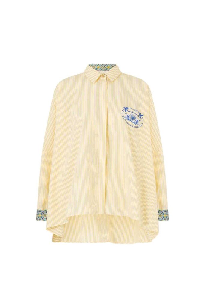 Camilla Wide Body Collored Blouse BENEATH ANDALUSIAN SUN ghost