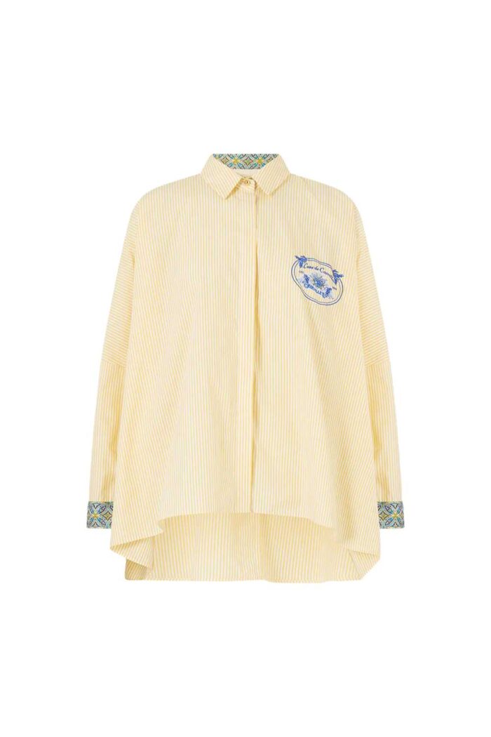 Camilla Wide Body Collored Blouse BENEATH ANDALUSIAN SUN ghost