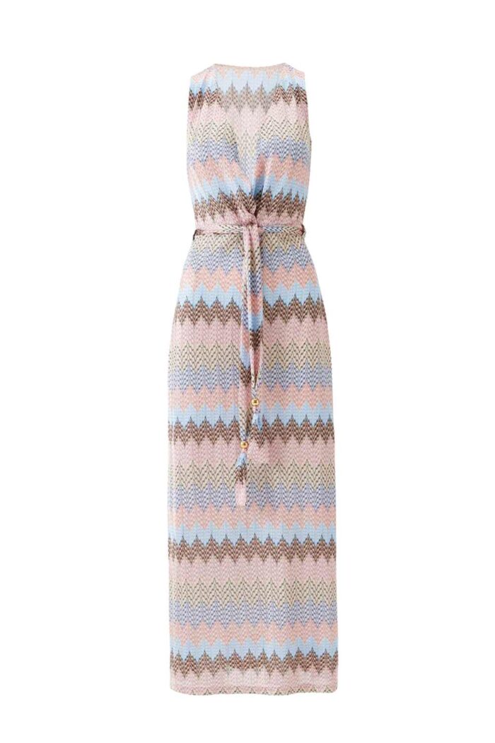 Melissa Odabash Bria ZigZag Stripe Dress