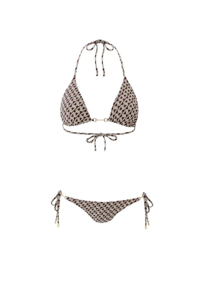 Melissa Odabash Menorca chain bikini set ghost