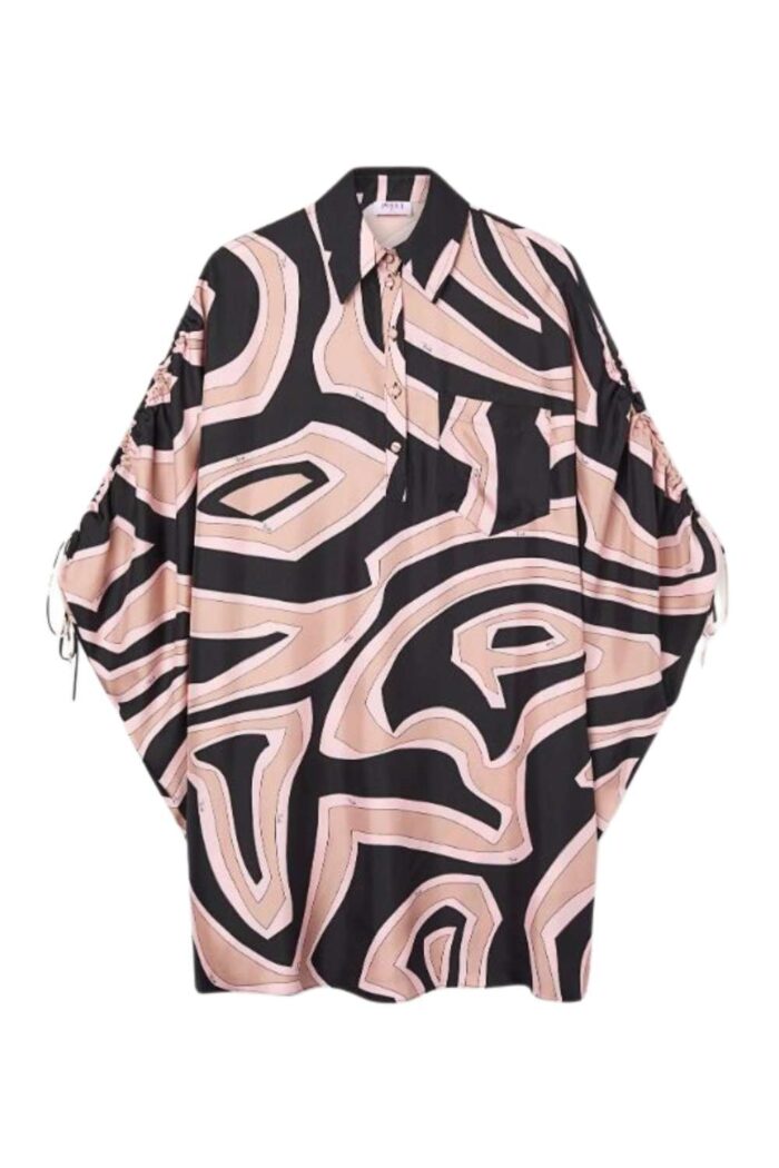 PUCCI Short Kaftan Nude ghost