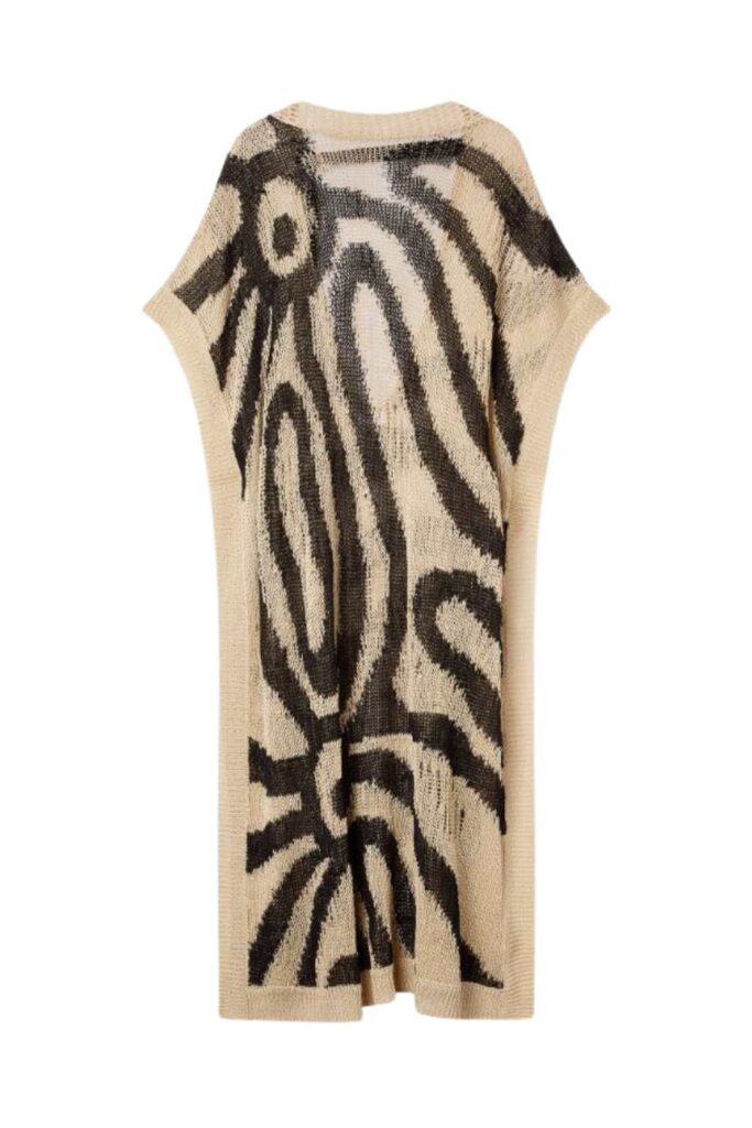 Pucci Kaftan Linen Marmo ghost