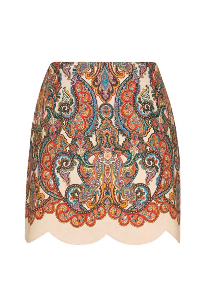 Zimmermann Ottie Scallop Mini Skirt