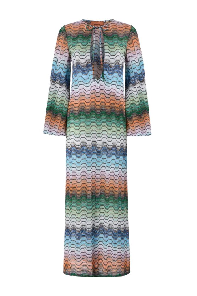 MISSONI Long Cover Up Blue tones ghost