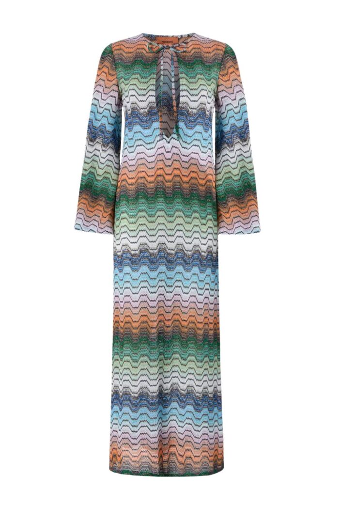 MISSONI Long Cover Up Blue tones ghost