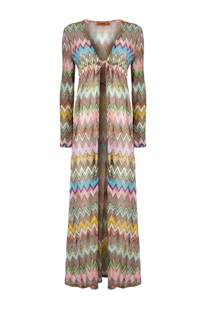 Missoni Long Cover Up Macro Zig Zag ghost