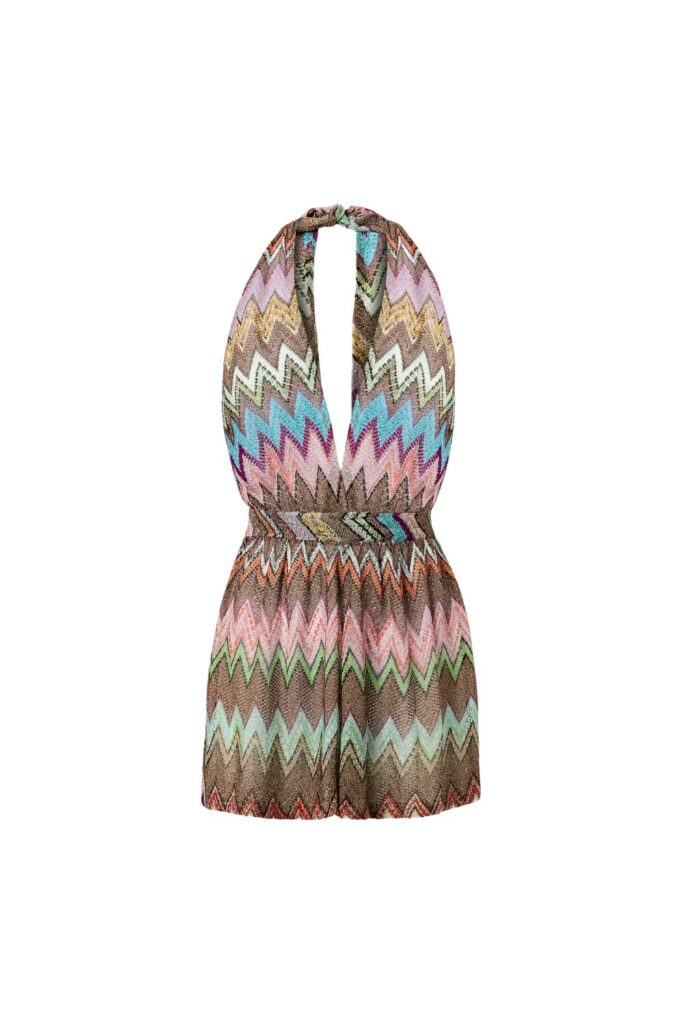 Missoni Short Jumpsuit Macro Zig Zag ghost