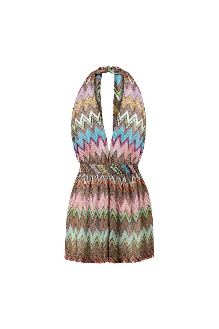 Missoni Short Jumpsuit Macro Zig Zag ghost