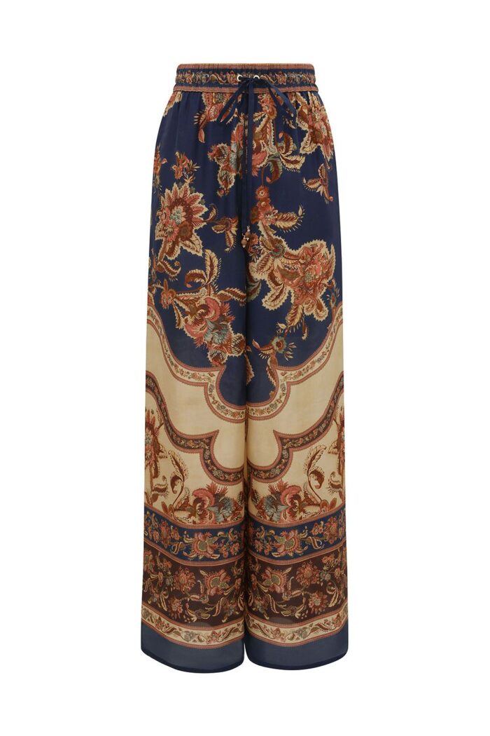 Zimmermann Aster Relaxed Pant ghost