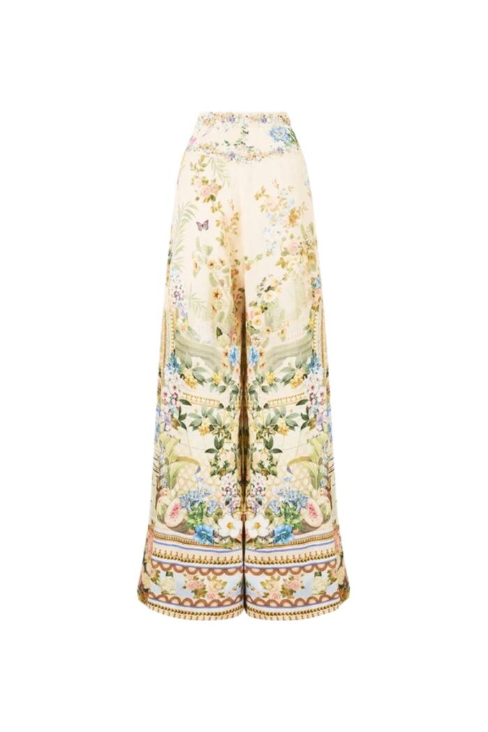 Camilla Corset Waist Wide Pant MIDSUMMER MASTERPIECE ghost