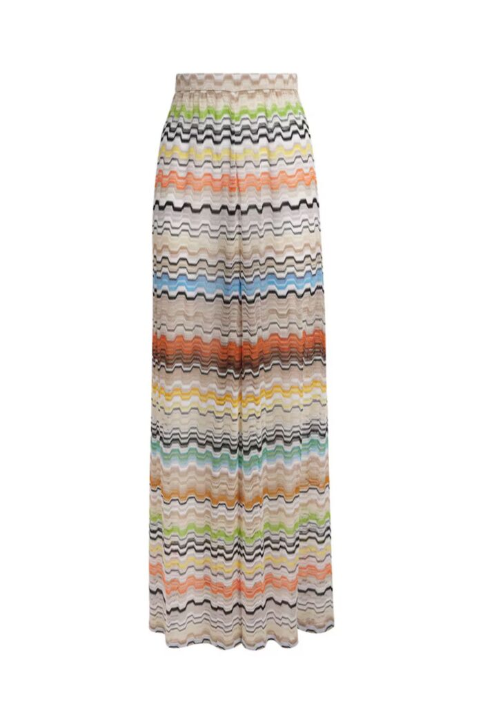 MISSONI Trousers Greek Motif SMSNP ghost