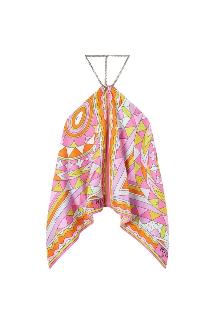 PUCCI Manuba print chain top ghost