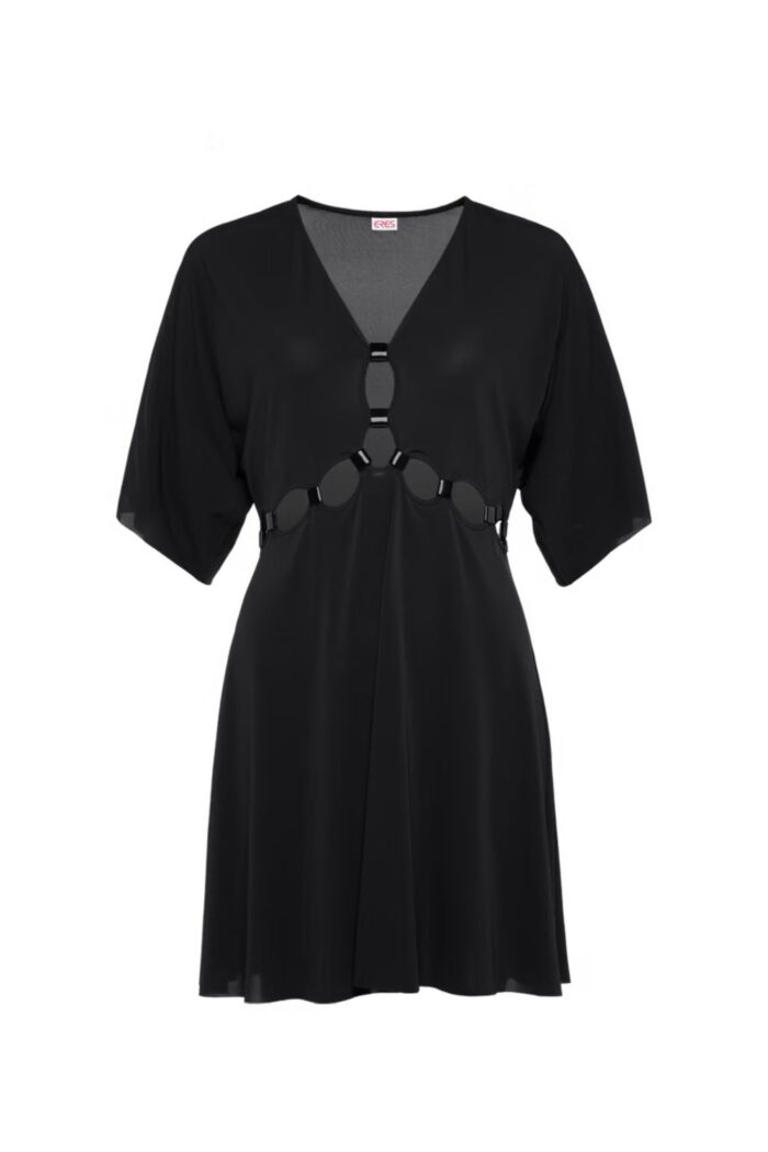 ERES CONNECTION Robe Courte Noir GHOST
